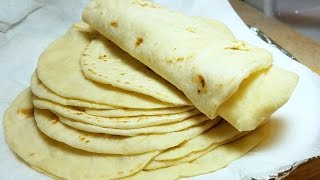 How to make Soft Flour Tortillas  Como Hacer Tortillas de Harina [upl. by Ansev]