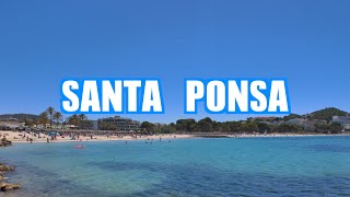 Santa Ponsa Mallorca 🇪🇸 Walking tour ☀️ 4K HDR [upl. by Annadiane121]