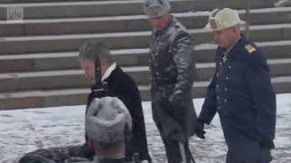 Finnish president’s inauguration in a typical Finnish weather  sauli Niinistön virkaanastujaiset [upl. by Chow872]