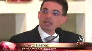 RENUNCIA PROCURADOR DE EDOMEX ALBERTO BAZBAZ [upl. by Daniels606]