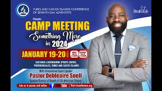 TCICSDA  Camp Meeting 2024  Something More in 2024  Sabbath Service  Jan 20 2024 [upl. by Minor]