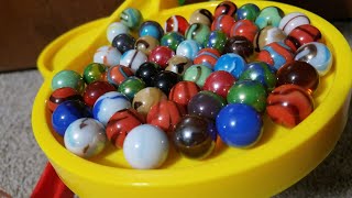 OVER 100 MARBLES On A Marble Run Marble Race [upl. by Almond]