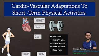 demo E2 Cardiovascular Adaptation to Short term amp Long term Physical Activity Cardiac Output  BP [upl. by Elraet]