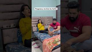 Biwi ka pregnancy me bura hall 🤰🏻 durgakataria694 love couple couplegoals shorts yt [upl. by Leola]