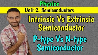 Intrinsic vs Extrinsic Semiconductors  N type vs P type Semiconductor  PHYSICS  in हिन्दी [upl. by Arodasi]