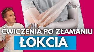 ĆWICZENIA PO ZŁAMANIU ŁOKCIA REHABILITACJA W DOMU [upl. by Jacki920]