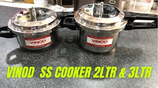 Vinod 2ltr stainless steel pressure cooker [upl. by Scevour360]