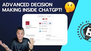 Advanced decision making in ChatGPT  Decision Matrix Plugin review [upl. by Kial585]