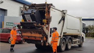 2013 Gen2 Faun Variopress Bin Lorry Collecting Trade Waste [upl. by Natascha]