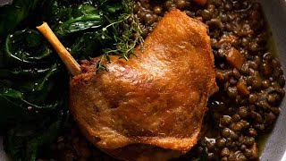 Duck Confit French Slow Roasted Duck Legs [upl. by Latvina]