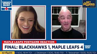 Maple Leafs Grind Down Blackhawks 41  Leafs PostGame Reaction  Toronto Brings the Defense [upl. by Kerwon455]