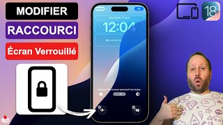 Comment Modifier les Raccourcis de lÉcran Verrouillé  iPhone  iPad  iOS 18 [upl. by Miru]