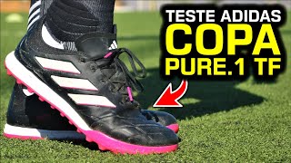 MELHOR que a Predator Accuracy1 TF 🤔  Teste chuteira society Adidas Copa Pure1 TF [upl. by Burg]