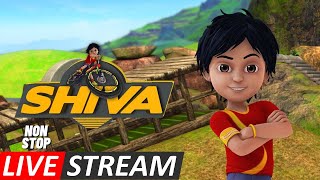 Shiva  शिवा  LIVE STREAM 🔴  Fun Animated Show for Kids Shiva NickJr Kids Animated [upl. by Igig]