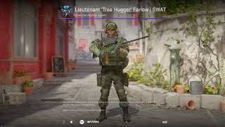 CS2 Lieutenant Tree Hugger Farlow  SWAT  CounterStrike 2 Agent Skin Showcase amp Inspect [upl. by Lonergan]