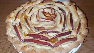 La Migliore Crostata di Mele🍎🍏 Crostata di Mele con crema pasticcera❗Italian famosa torta di mele❗ [upl. by Farnsworth]