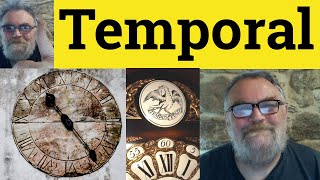 🔵 Temporal Meaning  Temporal Examples  Temporal Definition  Temporal [upl. by Bristow97]