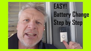 EASY FIX Ring Doorbell Generation 1 Battery Replacement [upl. by Doolittle]