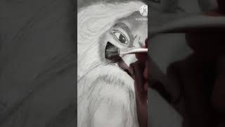 rabindranath tagore portrait drawingartandcraft drawing shortsdrawing [upl. by Bobbye]