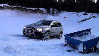 Volvo XC90 25T snow Finland [upl. by Okimuk]