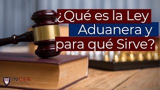 ¿Qué es la Ley Aduanera y para qué Sirve [upl. by Ylrahc]