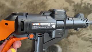 WORX ワークス HYDROSHOT ハイドロショット 充電式洗浄ガン WG6293 簡易テスト【工具一番館東静岡店】 [upl. by Ivetts]