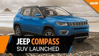 Made in India SUV Jeep Compass launched starting at Rs 1495 lakh [upl. by Tillford]