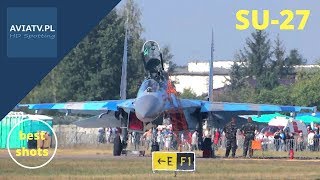 Su27  dynamic display  Air Show Radom 2013 [upl. by Anagnos831]