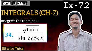 Q34  Integrate root tan x by sin x cos x  Integrate √tan xsinx cosx [upl. by Ynohtnaeoj]