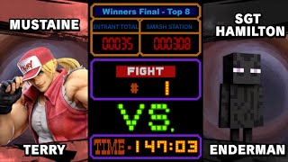 Smash Station 308  AoR  Mustaine vs SIR YES SIR  SGT HAMILTON  Winners Final  Top 8 [upl. by Short220]