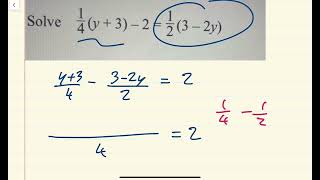 GCSE Maths M4 Solving Algebraic Fractions Question [upl. by Edras]