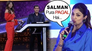 Shilpa Shetty Calls Salman Khan PAGAL in Front Of Media  Dus Ka Dum [upl. by Peck]