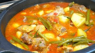 Ну оОчень вкусная  Тушеная Картошка с Ребрышками и зеленой Фасолью [upl. by Mehetabel]