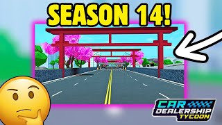 🔥SEASON 14🏆 Car Dealership Tycoon cardealershiptycoon roblox [upl. by Earised]