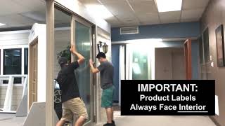 2 Panel Patio Door Installation Video [upl. by Renick50]