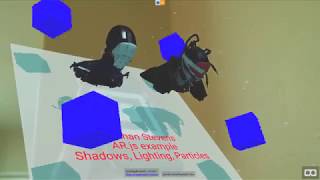 ARjs  AFrame Realtime Shadows Lighting Animated 3D GLTF Models Custom AR Marker 3D Sound [upl. by Rosmunda250]