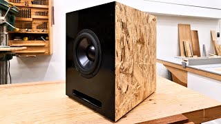 Making A Powered Sub Woofer  High Quality Bass  DIY Speaker [upl. by Gavra]