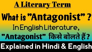 What is Antagonist   Antagonist in English literature  Antagonist examples [upl. by Waldo85]