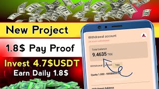 earn free TRX  live withdraw 9trx  new online earning app [upl. by Anaujahs]