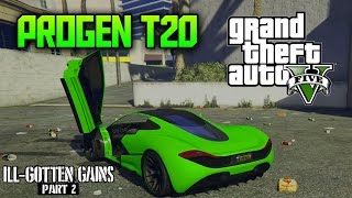 GTA 5 ONLINE  Progen T20 Fully Customized Gameplay GrandTheftAuto5 [upl. by Tallia]