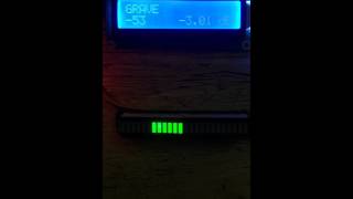 Bargraph and LCD display moving with Rotary Encoder values [upl. by Carce14]