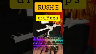 Rush E Roblox Sheet Easy Piano Tutorial [upl. by Illom244]