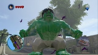 LEGO Marvel Super Heroes  Hulk and Abomination Free Roam Gameplay [upl. by Ekralc]