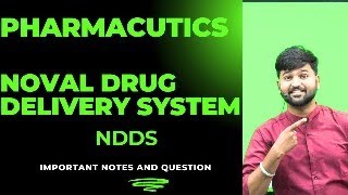 Novel Drug Delivery System NDDS 1class [upl. by Pedaias]