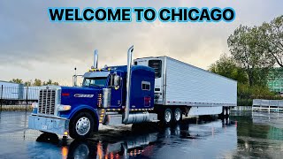 TRUCKING TO CHICAGO IN PETERBILT 389 PRIDE AND CLASS GLIDER [upl. by Ennovahs]