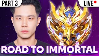 PUSH RANK KE MYTHIC IMMORTAL MOBILE LEGENDS PART 3 LIVE [upl. by Berstine43]