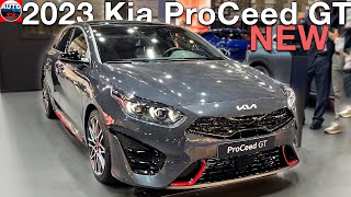 NEW 2023 Kia ProCeed GT  Overview REVIEW interior exterior [upl. by Prentice600]