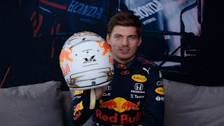 Max Verstappen reveals his 2022 helmet [upl. by Ik]