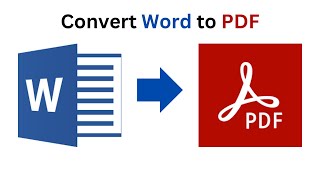 Quick amp Easy Steps to Convert Doc to PDF I Convert Word to PDF I Word se PDF me Kaise Convert Kare [upl. by Rennane]