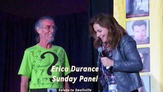 Erica Durance Sunday Panel  SALUTE TO SMALLVILLE [upl. by Bounds]